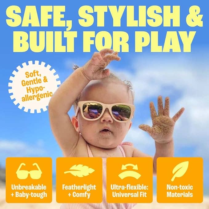 Baby Sunglasses 0-24m – Black