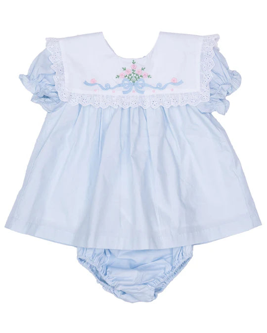Audrey Blue Bloomer Set