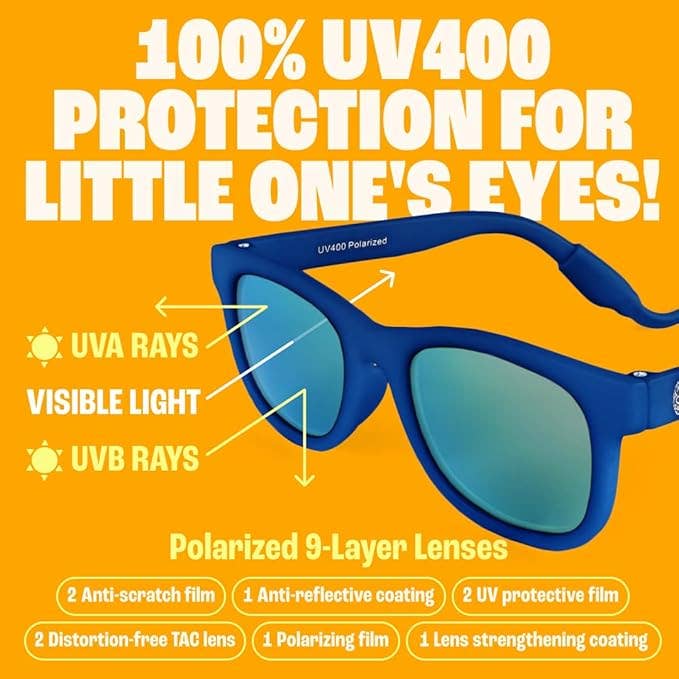 Baby Sunglasses 0-24m – Navy Blue