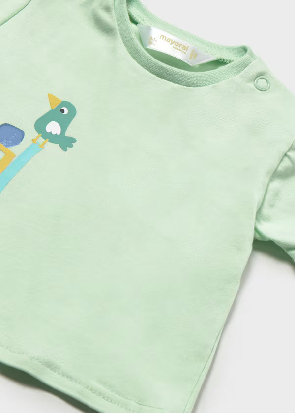 Lime Hippo Bathing Suit Set