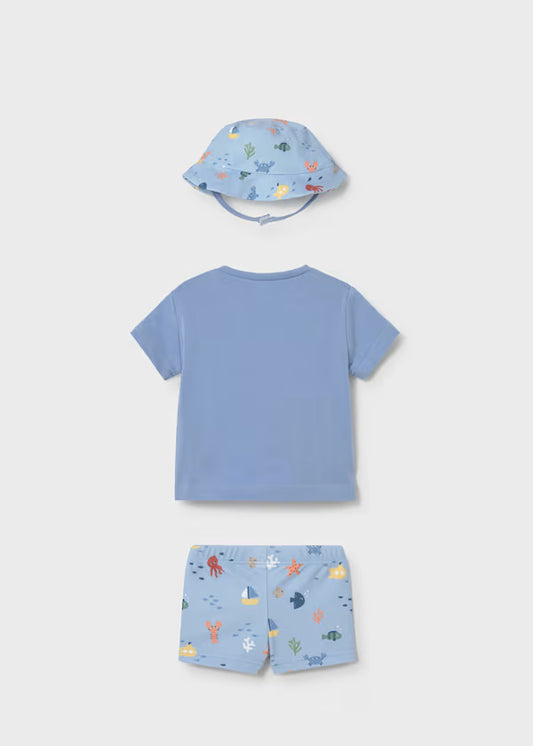 Blue Crab Bathing Suit Set