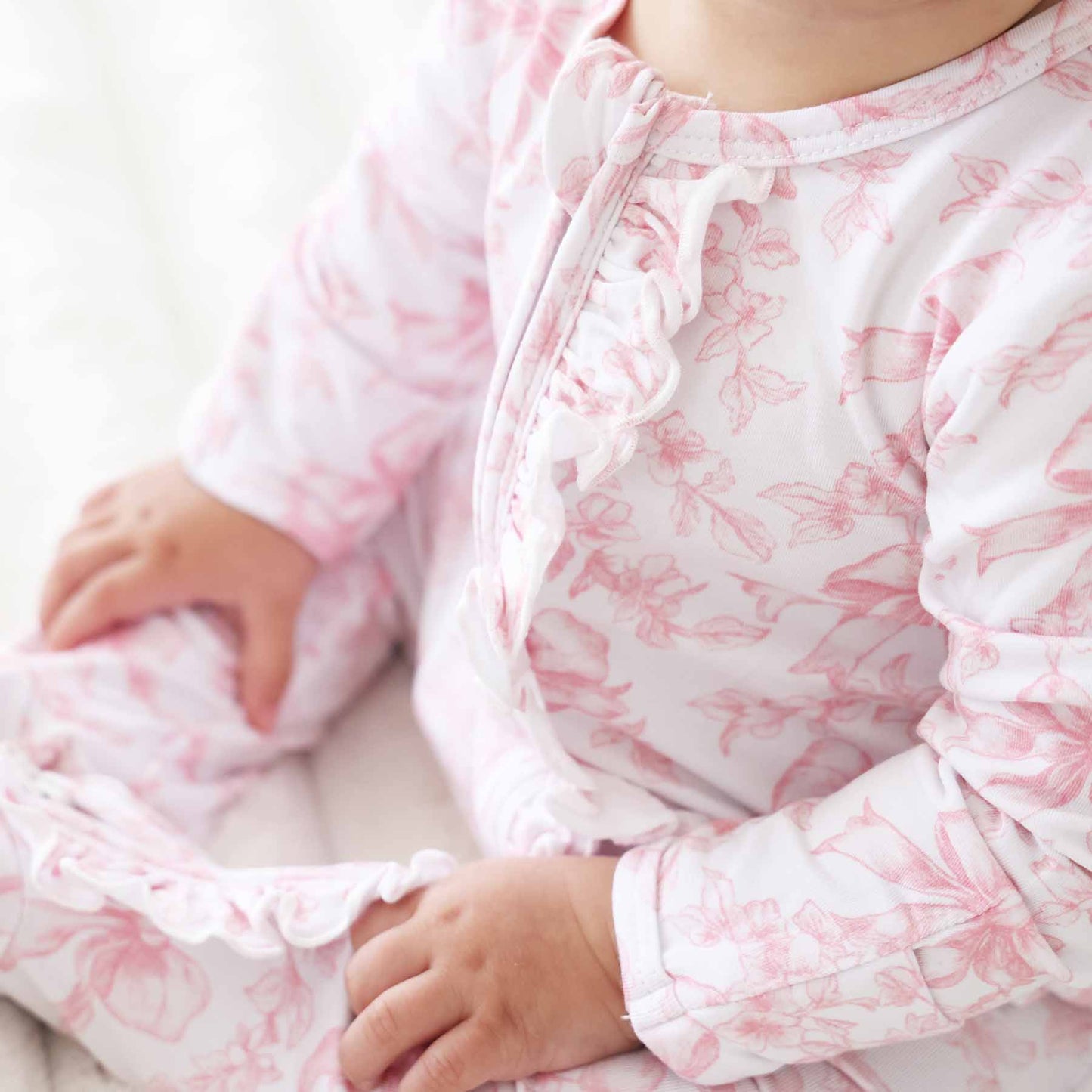 Fancy Frills Ruffle Footie