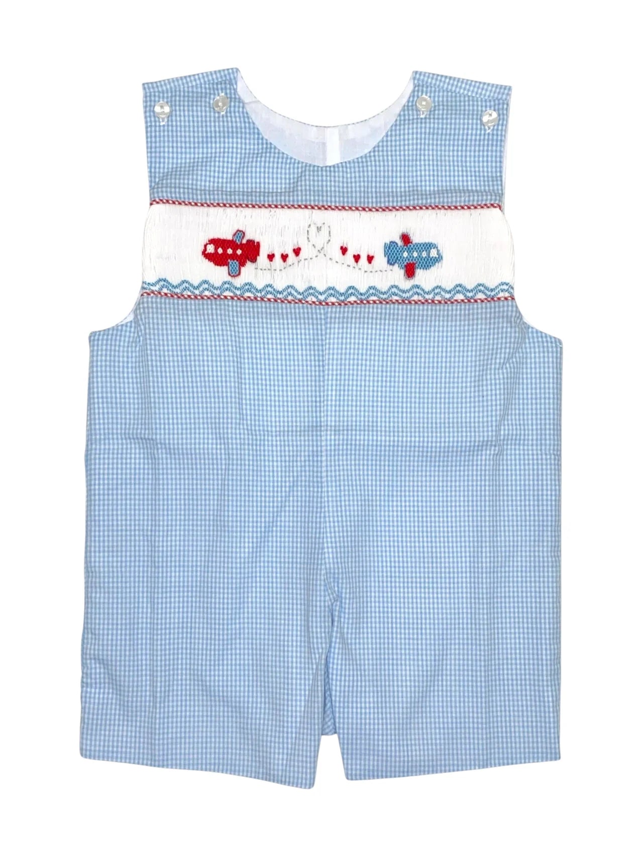Airplane Smocked JonJon 9m