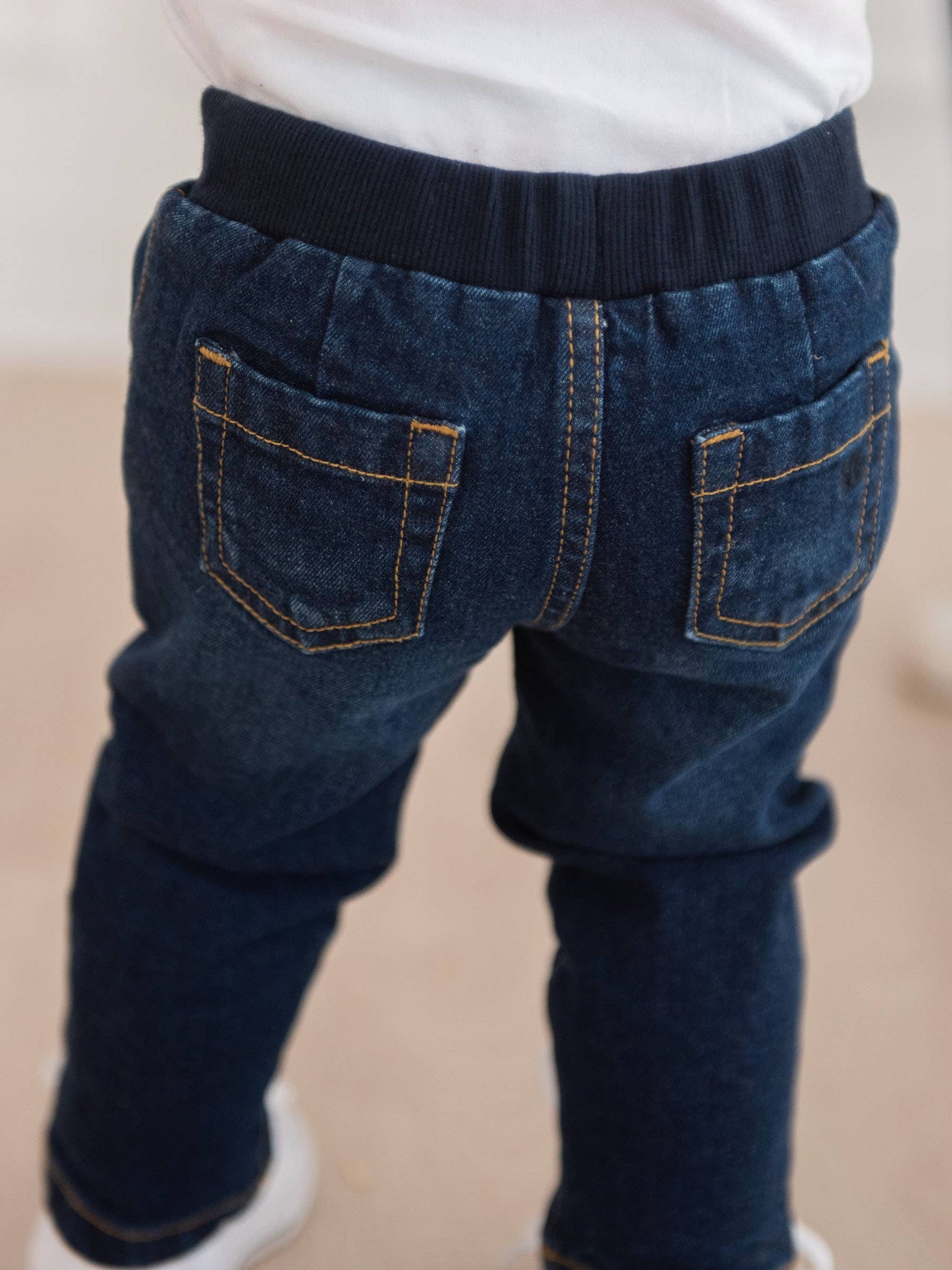 Baby Boy Denim Pull-on Jeans