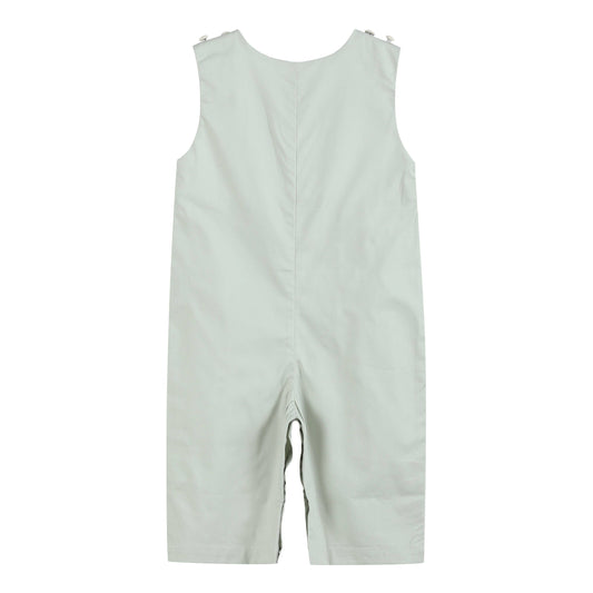 Construction Smocked Overalls: 3-6M