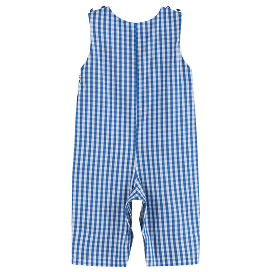 Emergency Vehicle Smocked Overalls: 18-24M