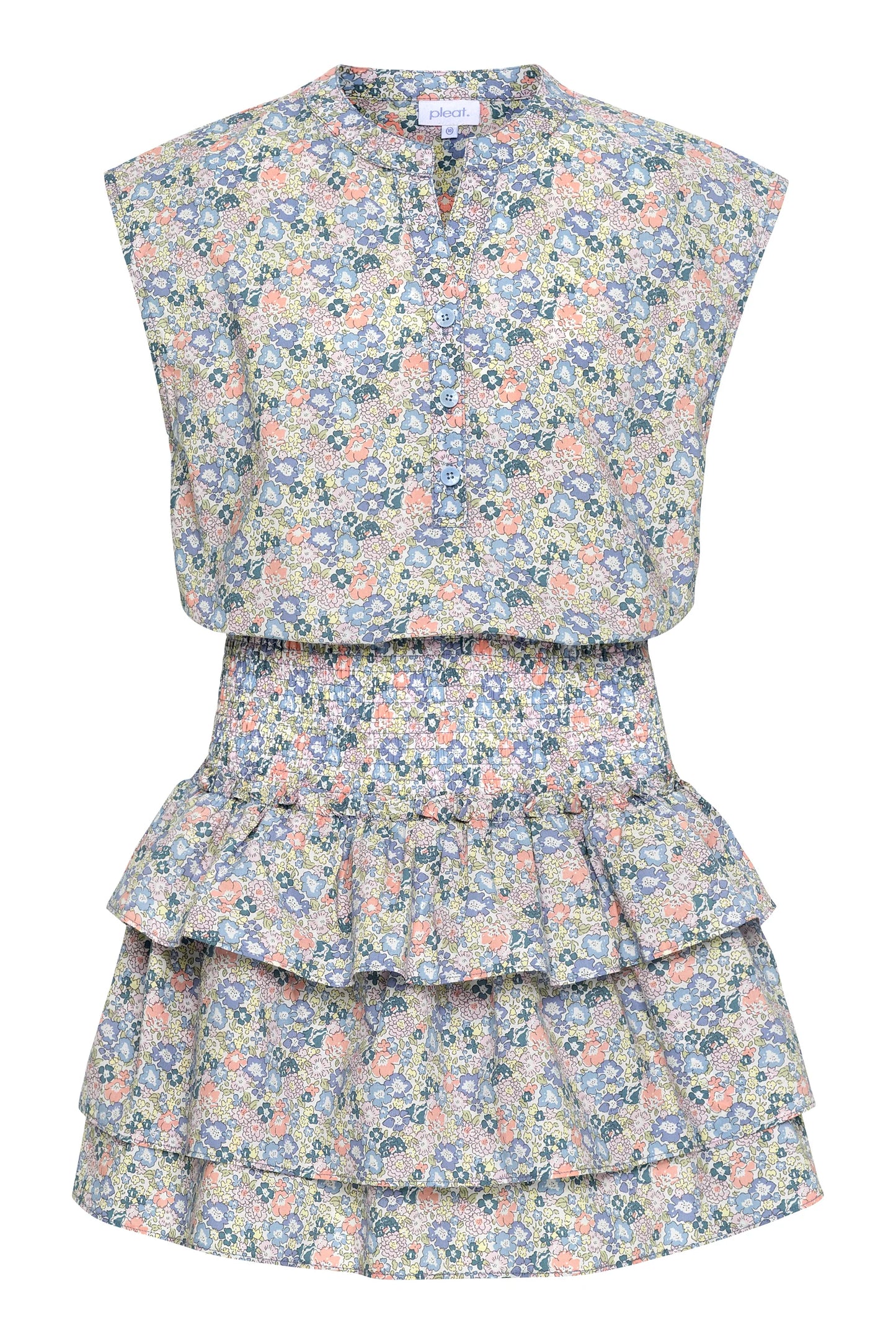 Drew Dress Coral Floral
