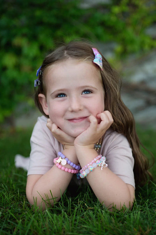 Pretty Pastel Soft Touch Bracelet Set, 2pc