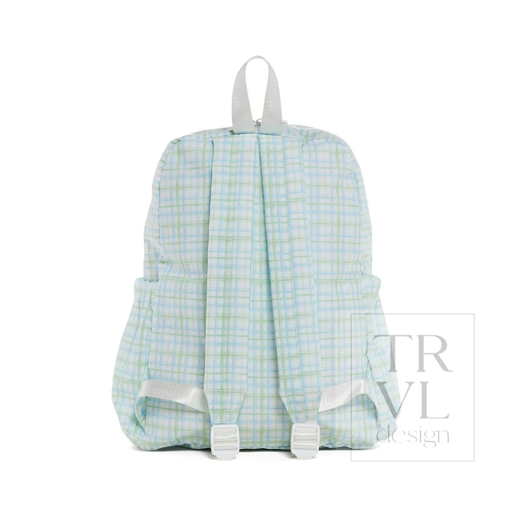 Plaid Green Backpacker