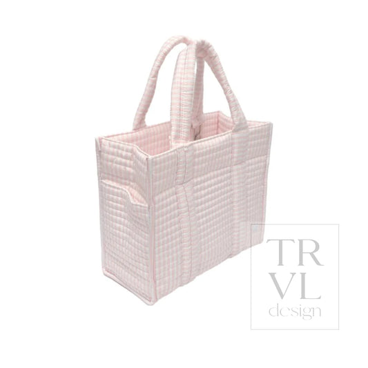 Mini Go Go Tote Pink Stripe