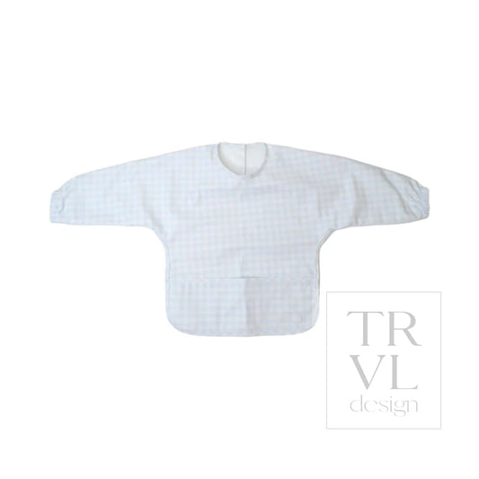 Perfect Smock Bib Blue Check