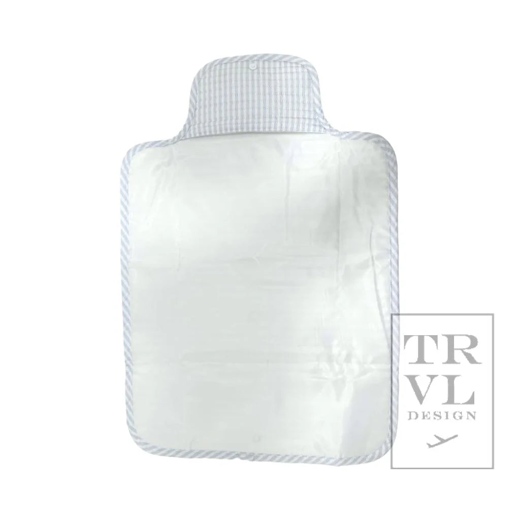 Blue Quilted Changing Pad