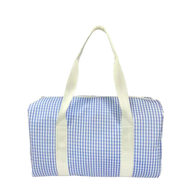 Mini Packer Duffel Bag -Gingham Sky