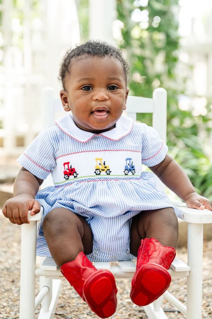 Tractors Smocked Henry Bubble