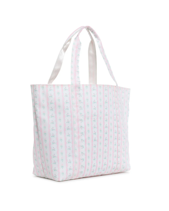 Jumbo Tote Ribbion Floral