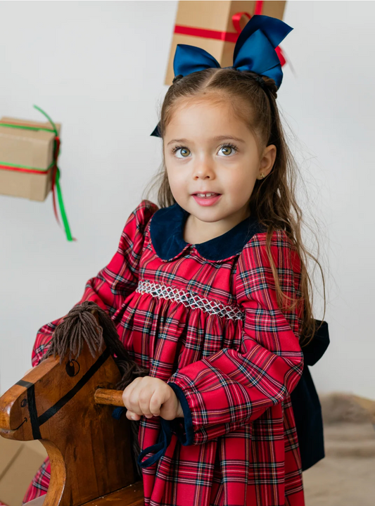 Red Plaid Brianne Dress