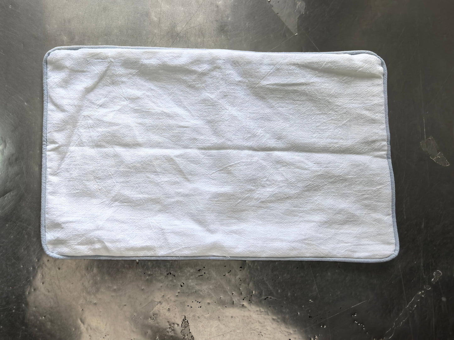 Pillow Covers: WHITE/ KHAKI TRIM