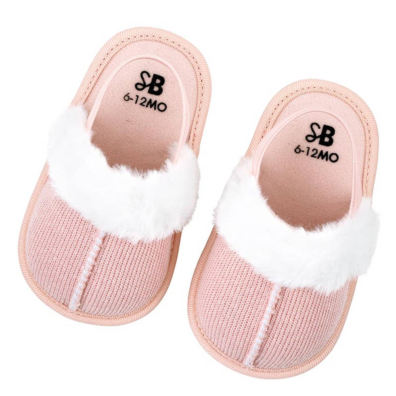 Pink Baby Slipper 6-12m
