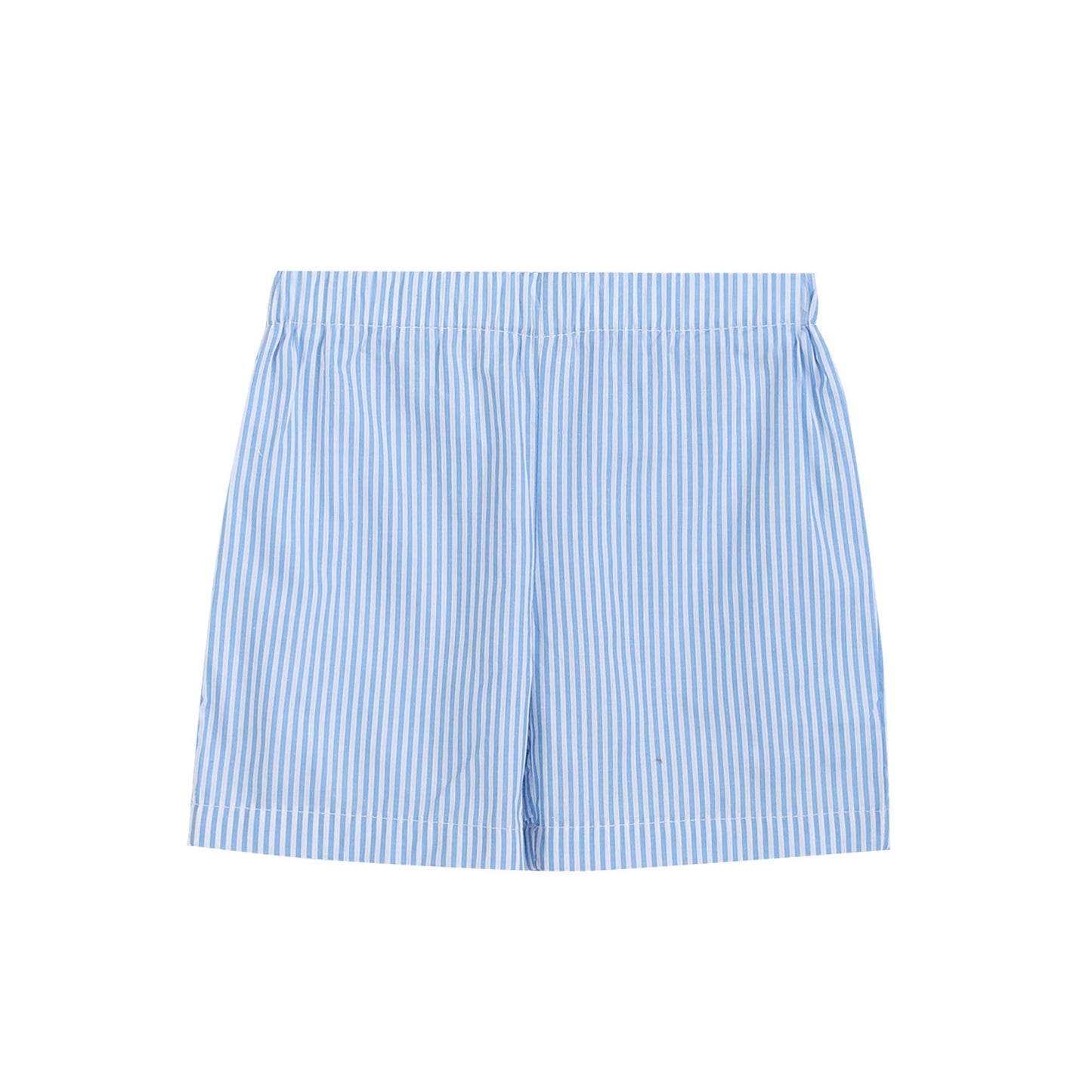 Blue Car Smocked 2 pc. Set
