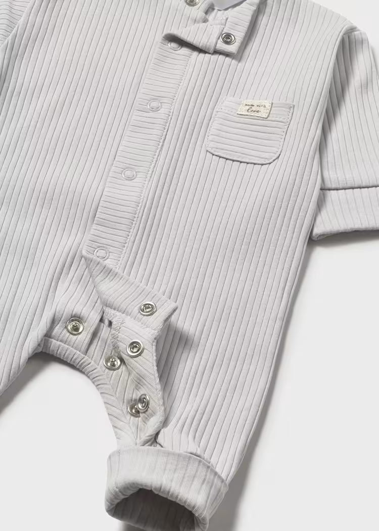 Welcome Onesie Gray