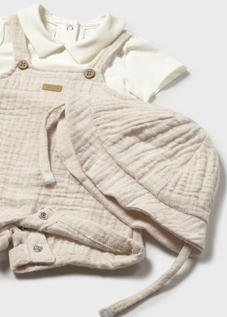 Tan Overall Set