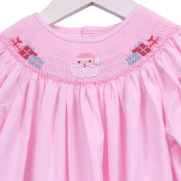 Santa & Presents Pink Dress