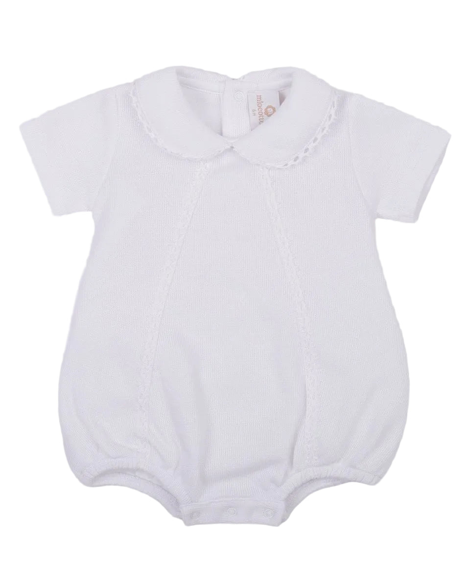 White Milen Knit Bubble