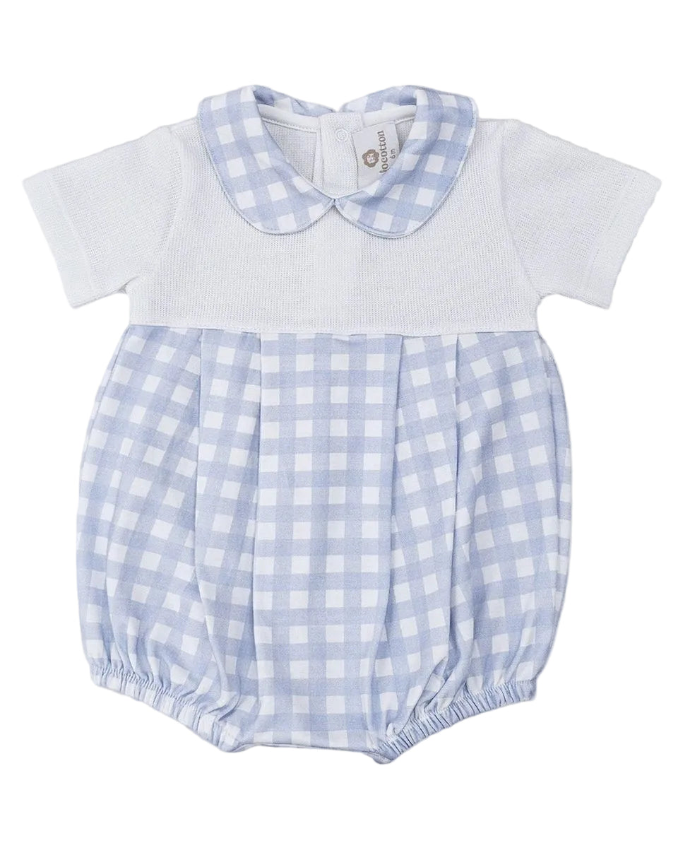 Blue Gingham Camilo Bubble