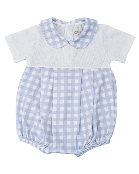 Blue Gingham Camilo Bubble