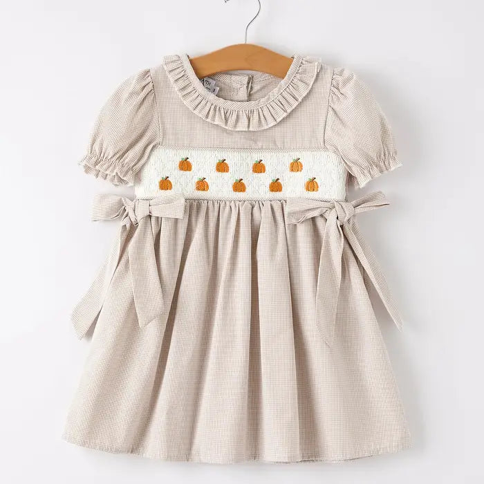 Thanksgiving Smocked Dress