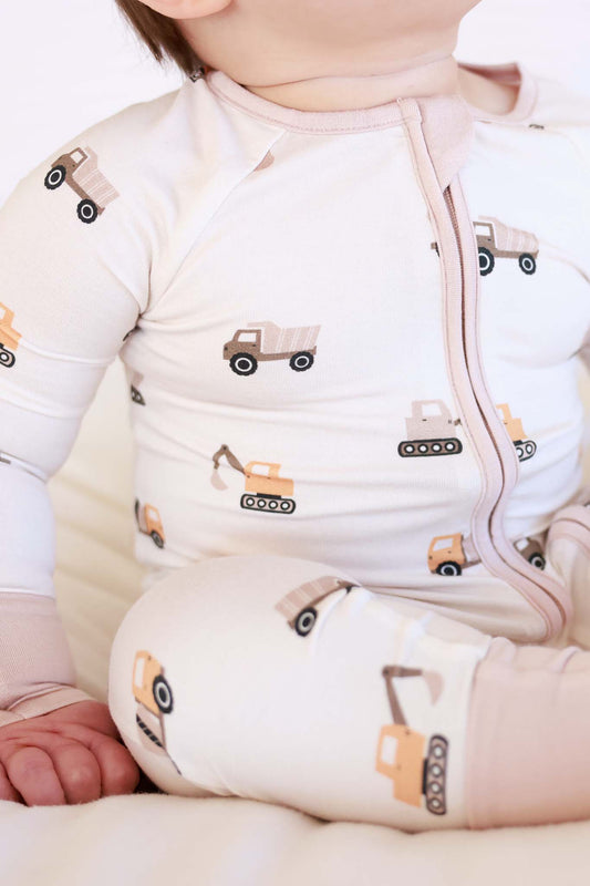 Little Builder Zip Romper