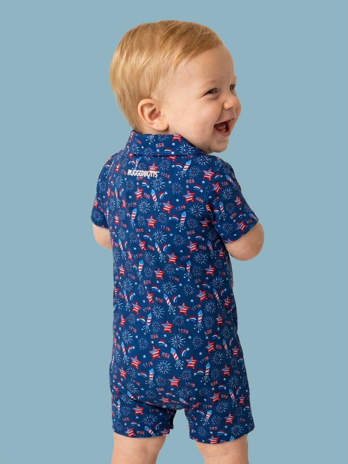Fireworks Polo Romper