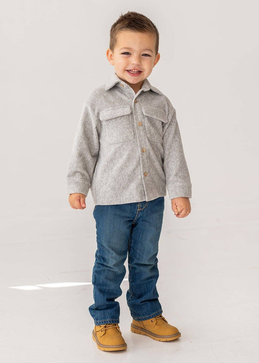 Grayson Jacket: Grey / 3T
