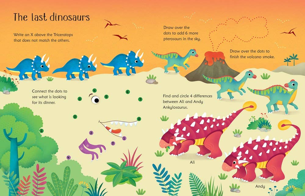 Wipe-Clean Dinosaur