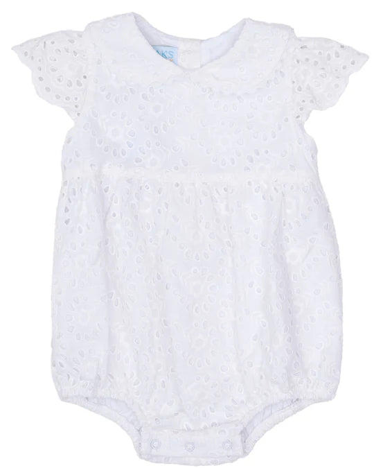 White Eyelet Bubble