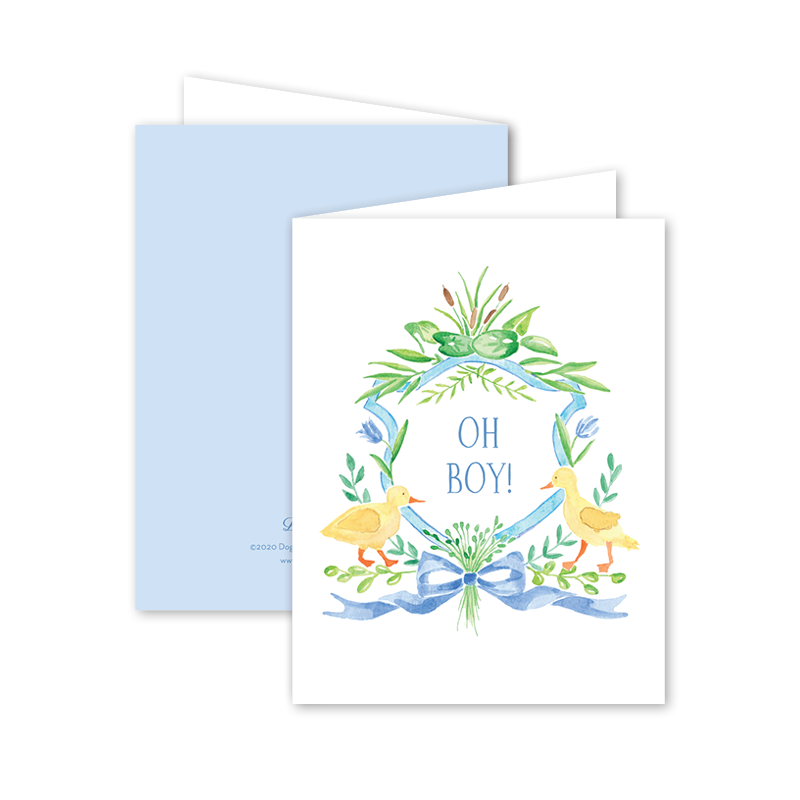 Little Duckling Blue Card