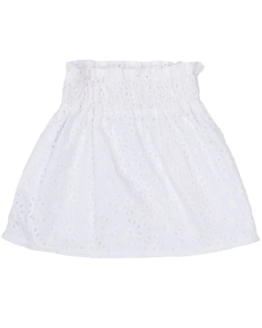 White Eyelet Skirt