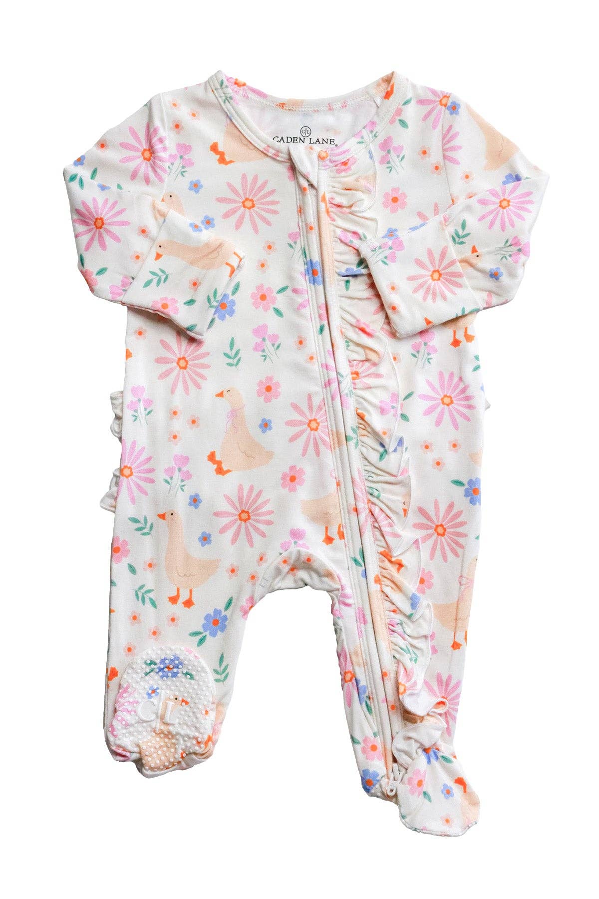 Loosey Goose Zipper Footie