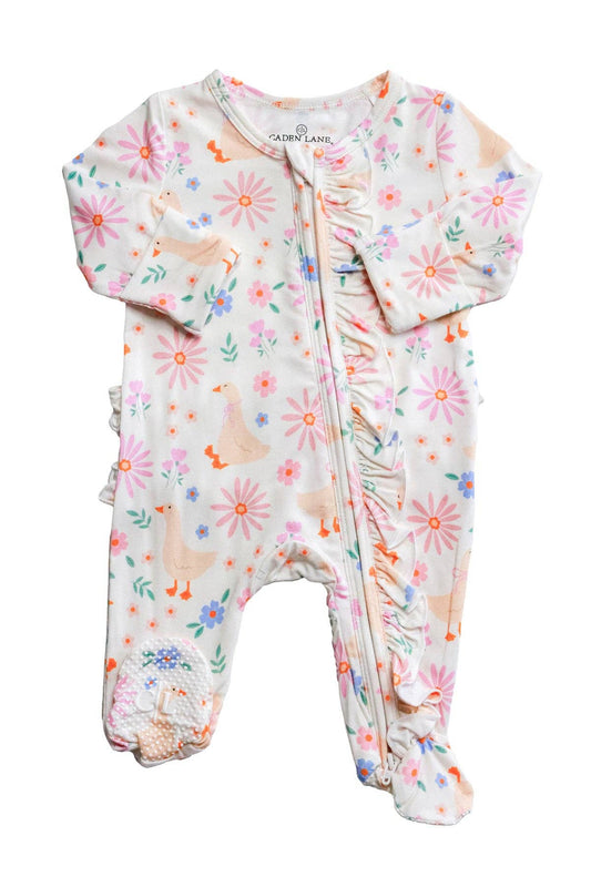 Loosey Goose Zipper Footie