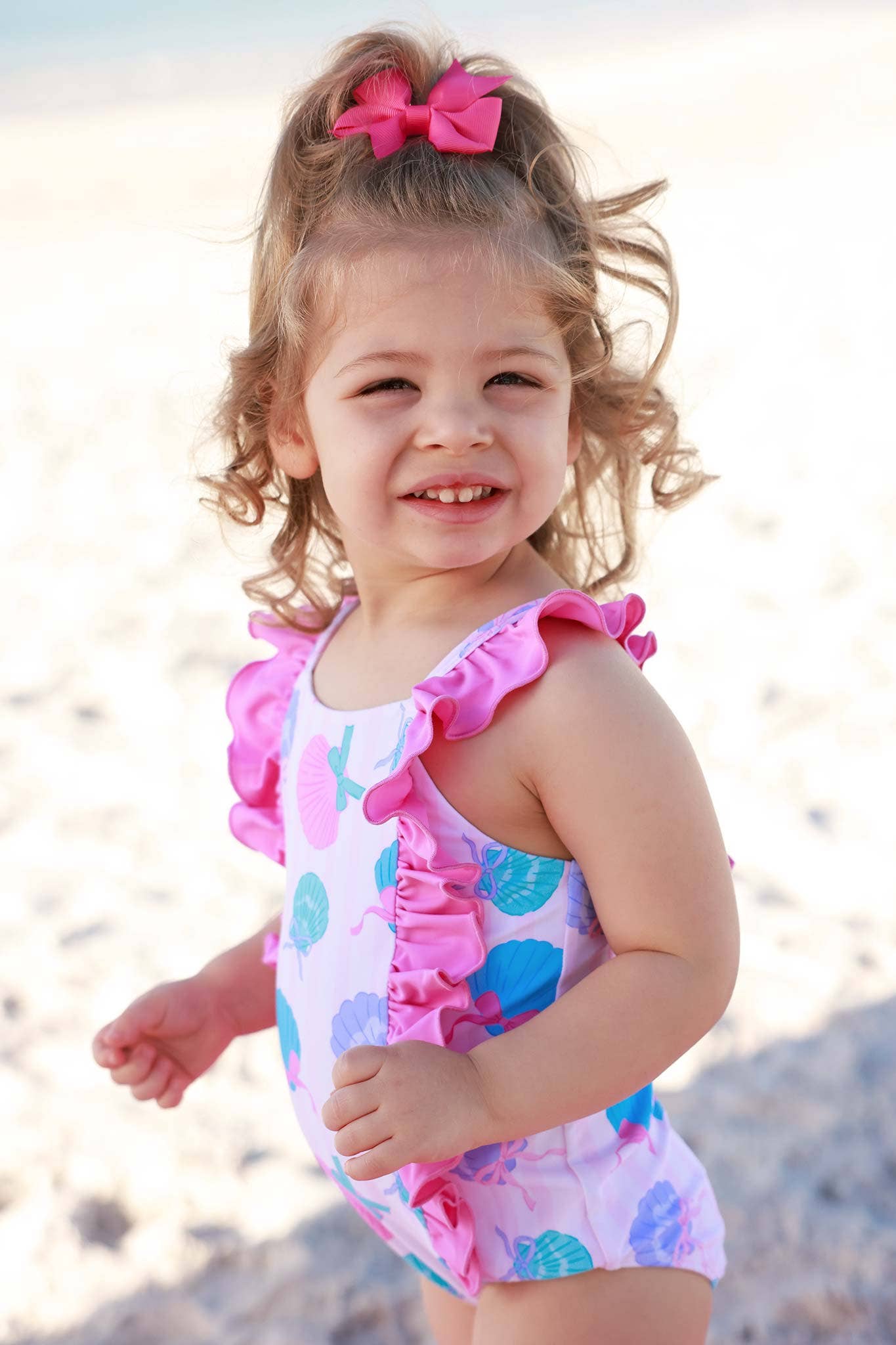 Ruffle Bow One Piece | Seaside Sweetie