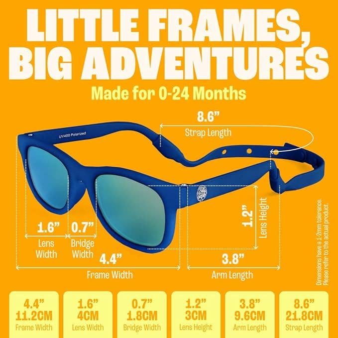 Baby Sunglasses 0-24m – Navy Blue