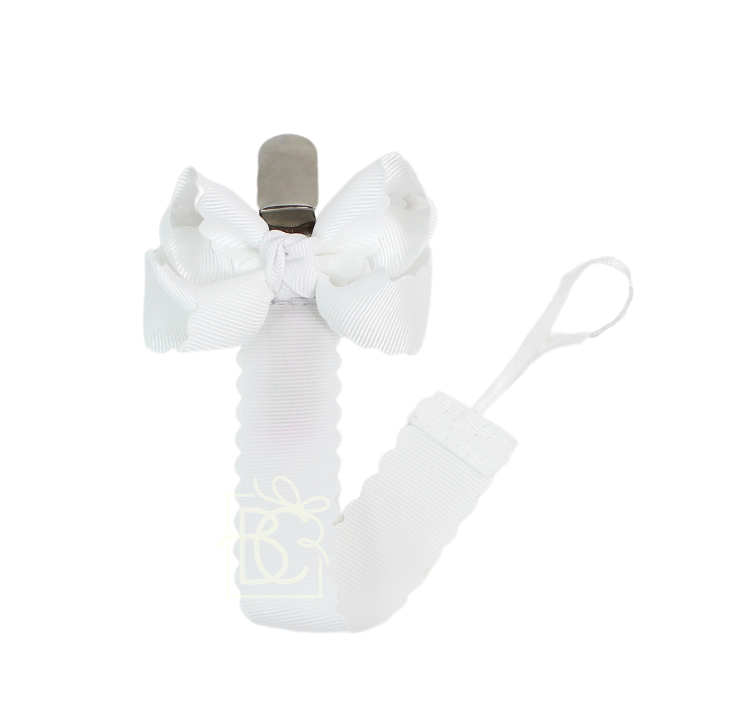 Scalloped Pacifier Clip