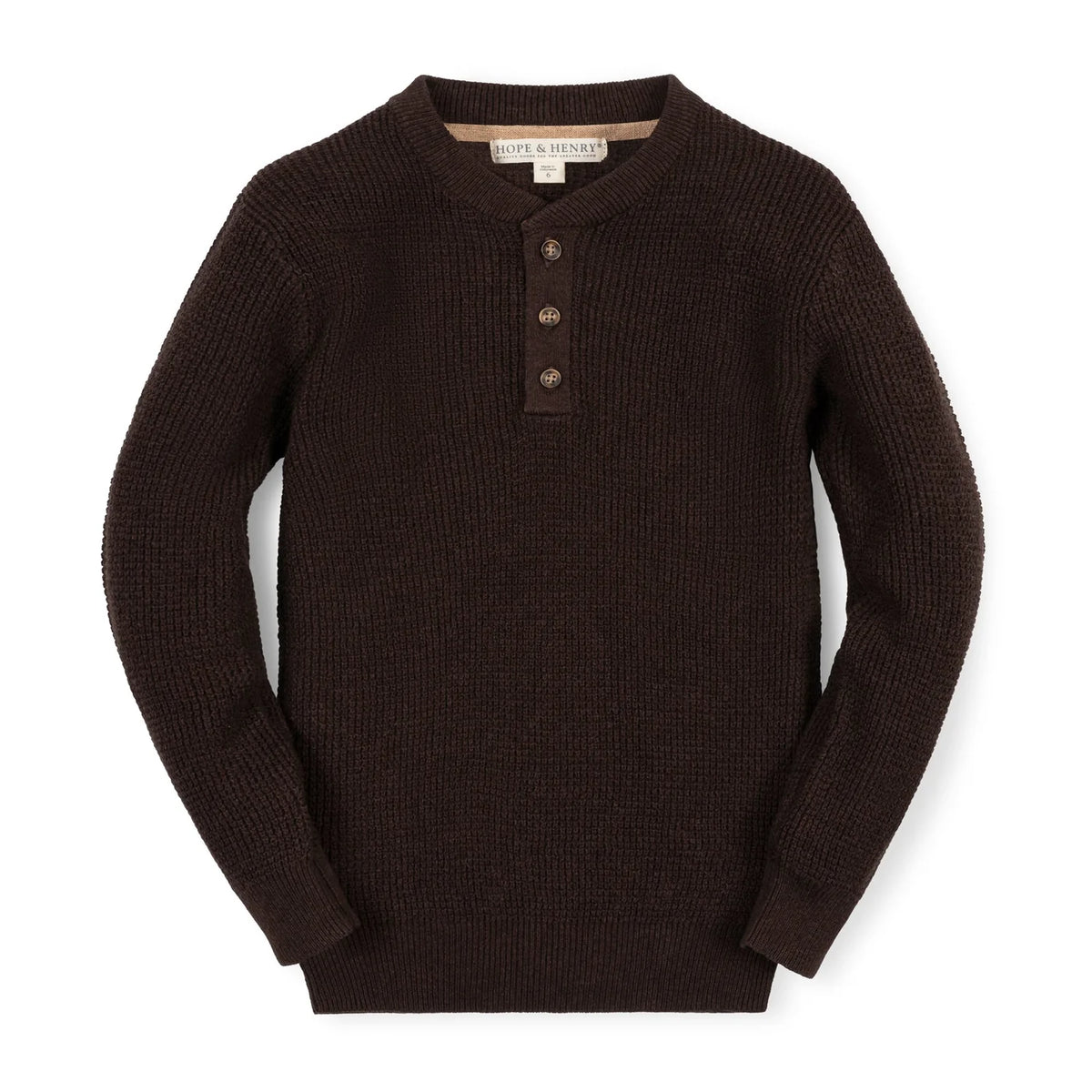 Henry Chocolate Heather Sweater