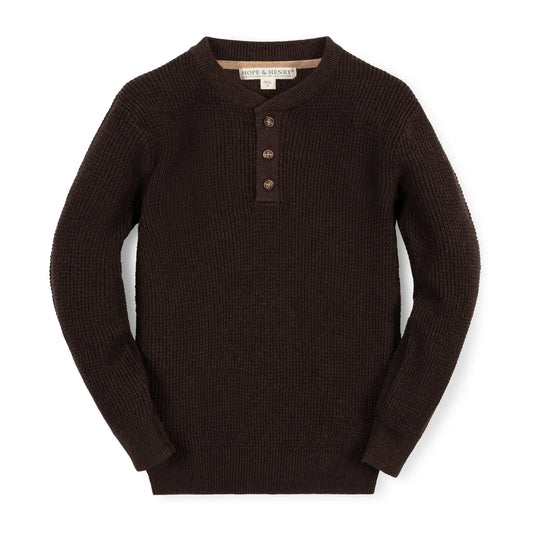 Henry Chocolate Heather Sweater