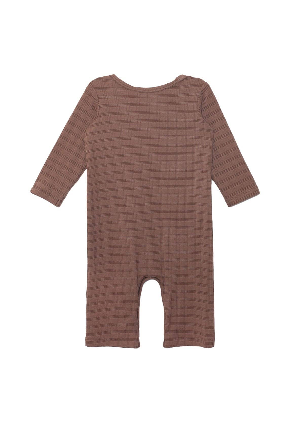 Theo Romper: Brown / 24M