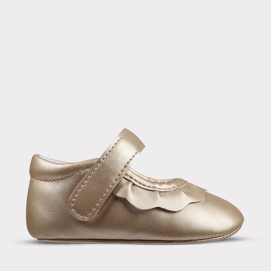 Gold Amina Crib Shoe