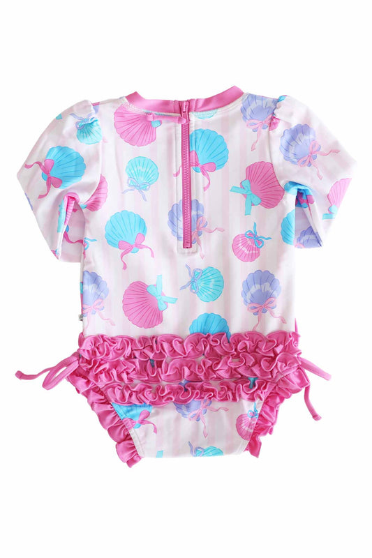 LS Swim With Ruffle Bottom | Seaside