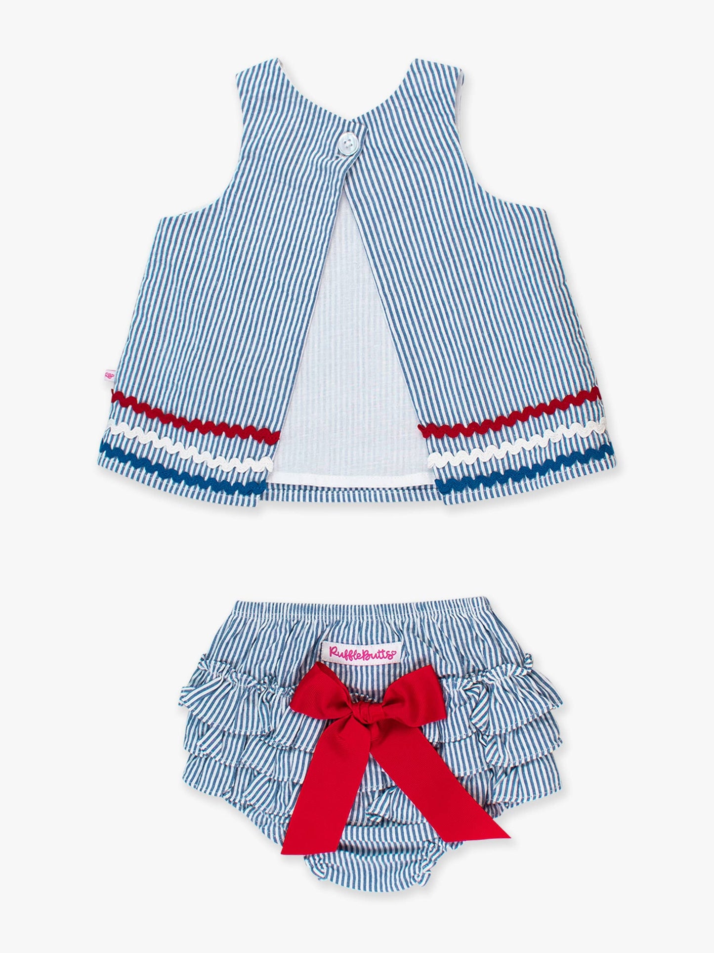 America Seersucker Bloomer Set