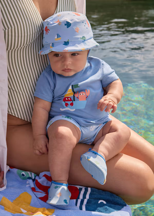 Blue Crab Bathing Suit Set