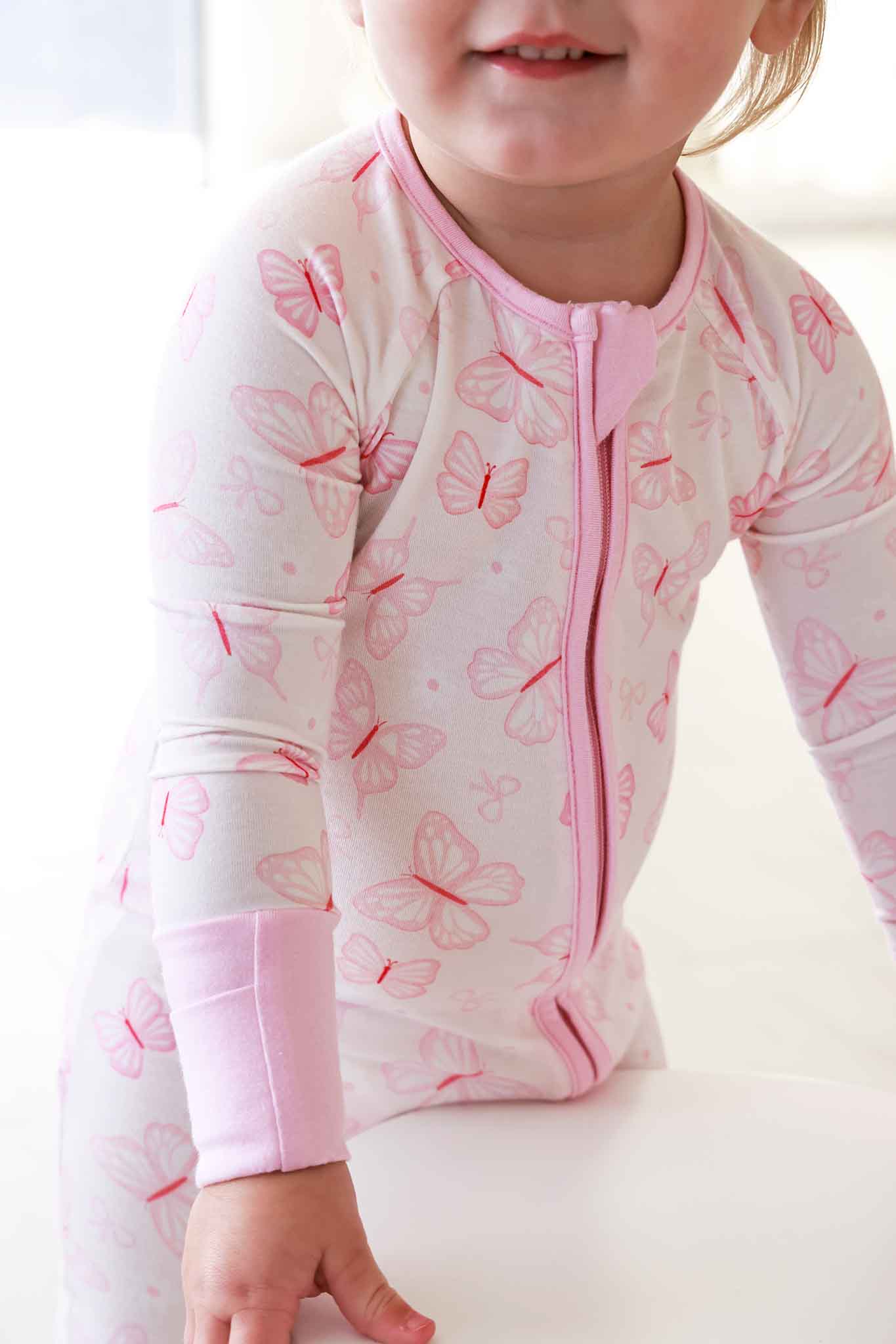 Blooming Butterflies Zip Romper